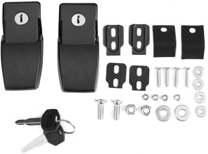 Ensamblaje de la cerradura de la cubierta, Juego antirrobo Conjunto de la cerradura del seguro de la cubierta del automóvil con llaves para Jeep Wrangler JK Unlimited 07-17