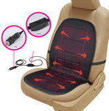 BDK SC-056 Calentador de viaje – Cojín de asiento climatizado, 12 voltios, acolchado térmico para coche, SUV, furgoneta, camión y silla de oficina