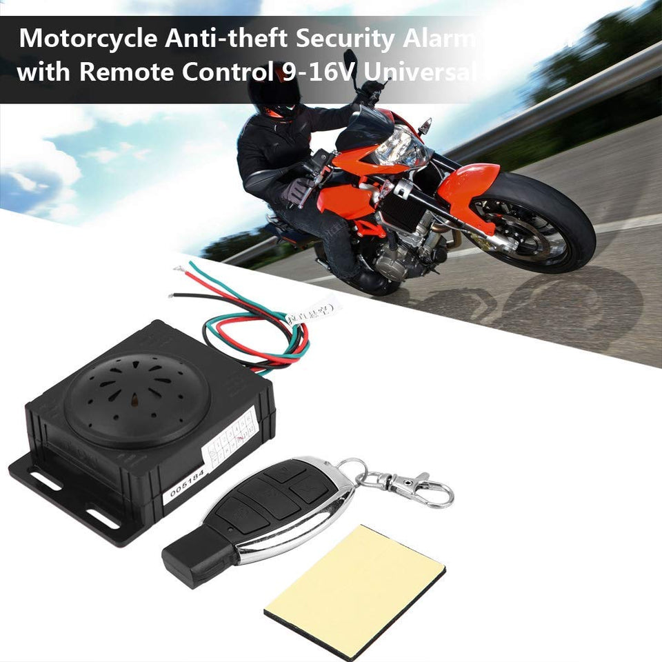 Sistema Antirrobo Universal Para Motocicletas, 9v-16v Sistema De Alarma De Seguridad Para Motocicletas Inmovilizador Para Motocicletas Dispositivo De Prevención De Robos Con Control Remoto