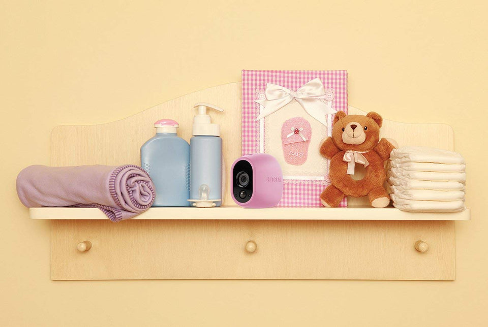 Arlo VMA1200C Protectora - Accesorio para cámara de Seguridad (Protectora, Universal, Azul, Rosa, Amarillo, Silicona)