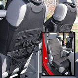 Rugged Ridge Funda de Neopreno para Asiento con Almohadilla reposabrazos, par, Protector de Asiento, Negro