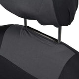 BDK OS309CC - Funda de Asiento para Coche, Color Gris carbón, polipro, fácil de Envolver, Dos Tonos de Acento para Coche, Banco Dividido