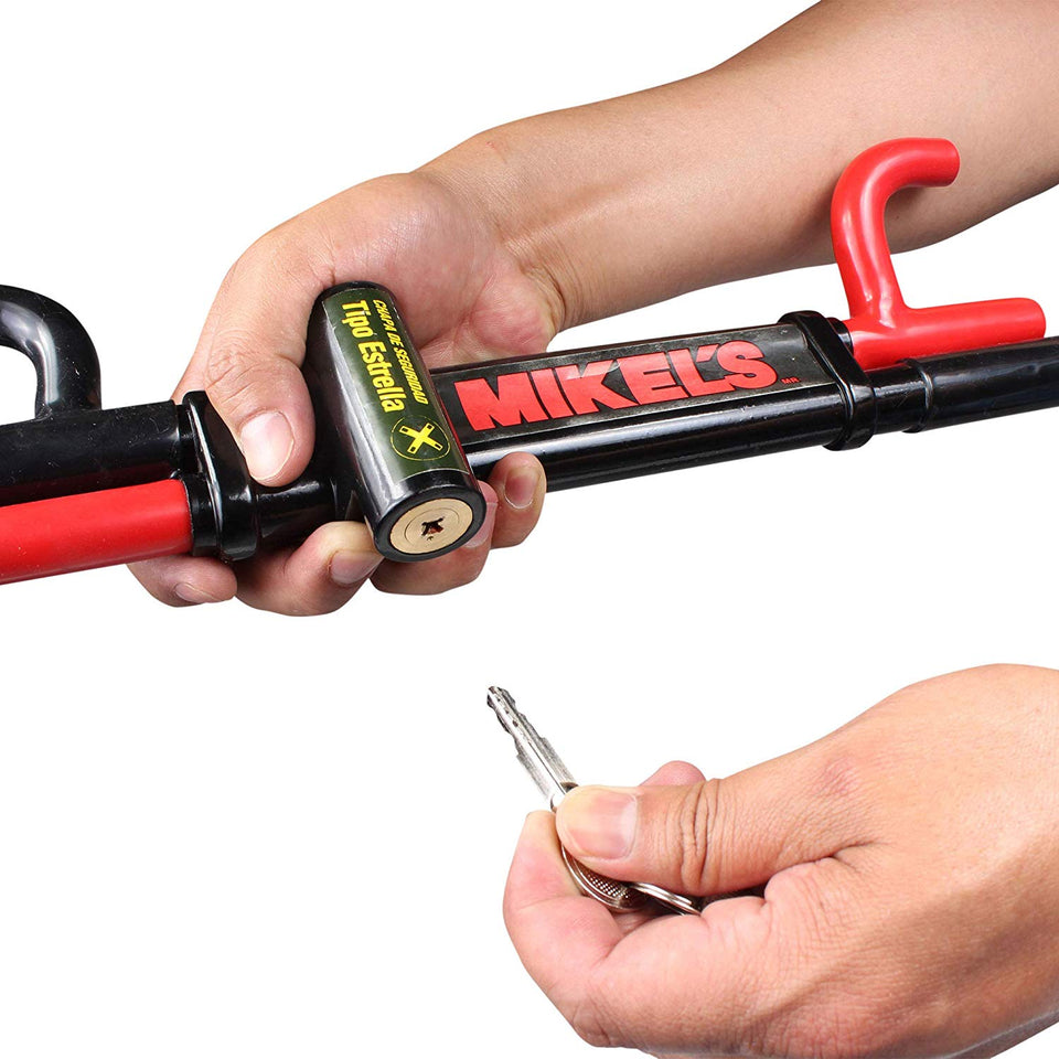 Mikels BHD-37 Bastón Antirrobo para Volante Telescópico Heavy Duty