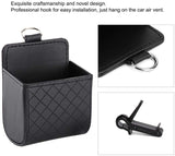 Yosoo Coche Auto Respaldo Interior Aire Ventilación Celular Organizador Bolsa Bolsa Caja Almacenamiento ordenado Moneda Bolso Estuche con Gancho (Negro)
