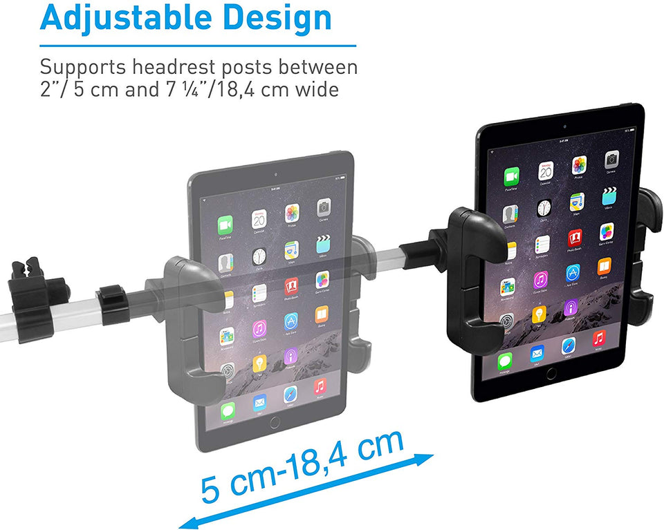 Macally HRMOUNTPRO Accesorio para Asiento de Coche - Accesorios para sillas de Coche para Bebes (Adaptador, Negro, Acero Inoxidable)