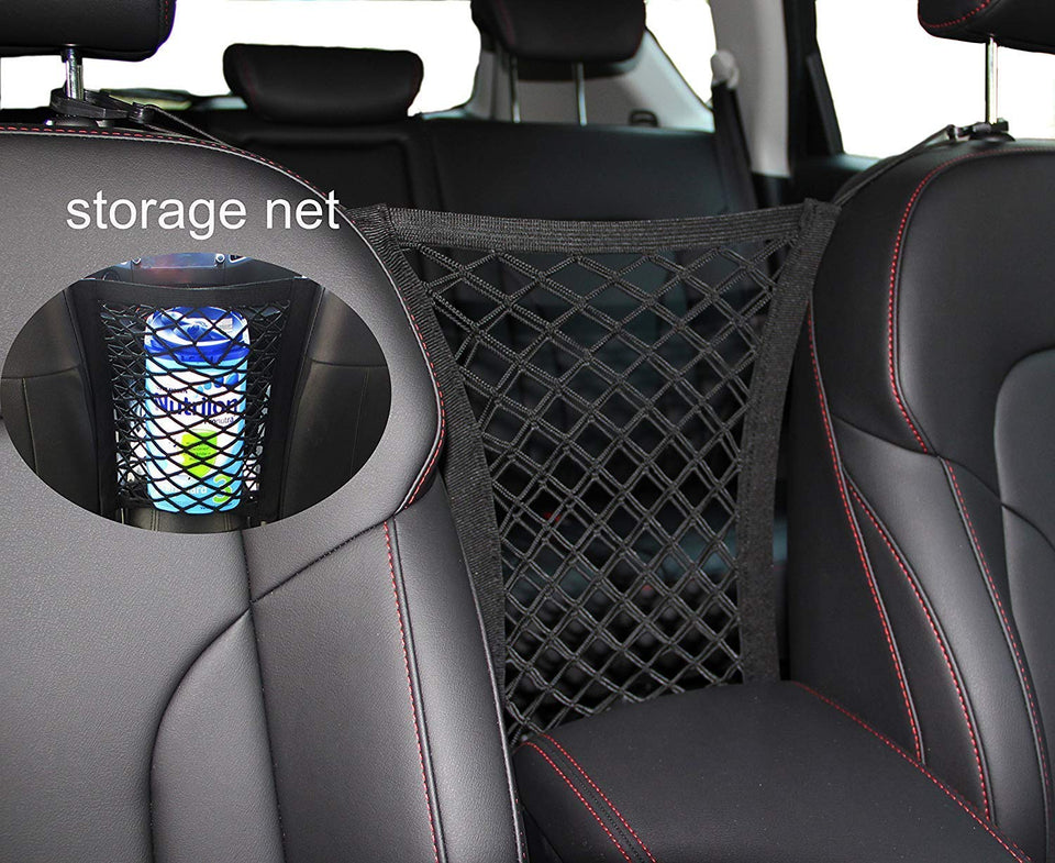 Charlemain Red Organizador Coche Mascota Aislamiento Protección Red Red de Almacenamiento de Troncos ara Botellas para Coches y Camiones [30 * 25cm]