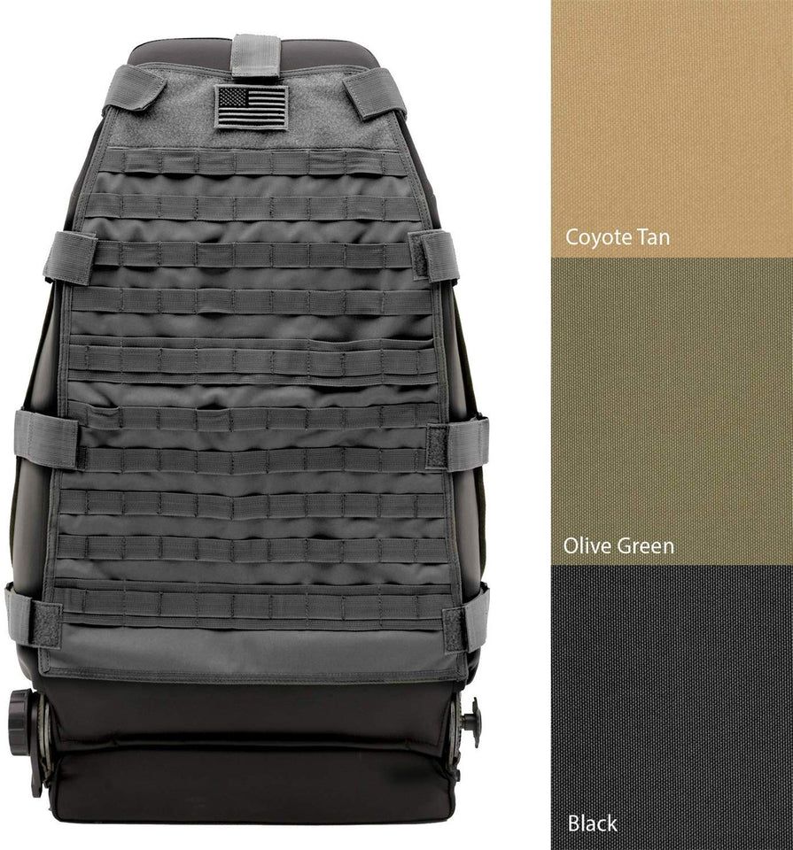 Smittybilt 5661001 Gear - Funda para Asiento Delantero, Color Negro