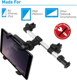 Macally HRMOUNTPRO Accesorio para Asiento de Coche - Accesorios para sillas de Coche para Bebes (Adaptador, Negro, Acero Inoxidable)